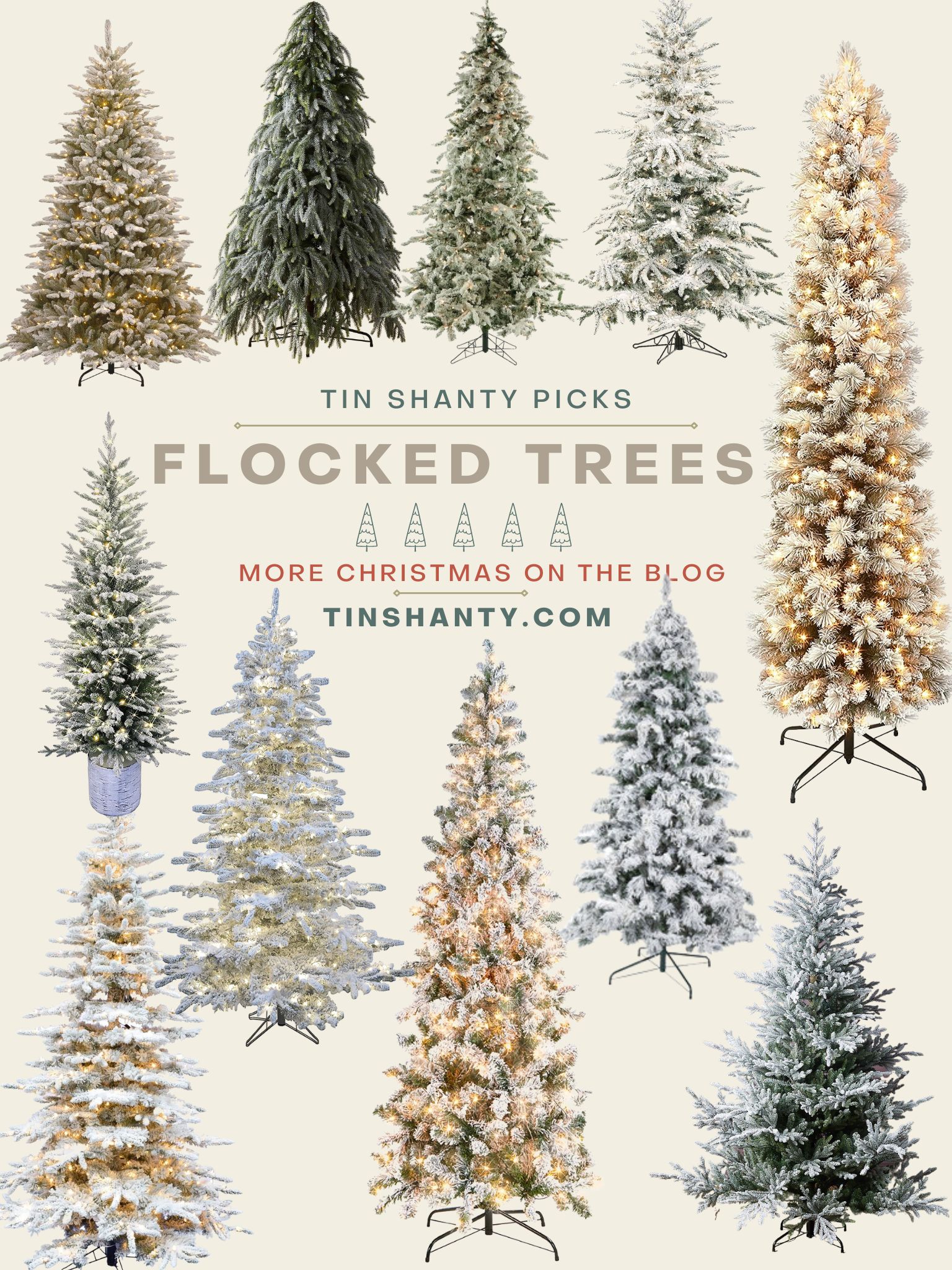 The Best Flocked Christmas Trees of 2022